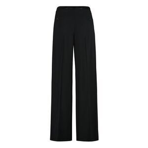 ASPESI Wide-Leg Wool Blend Trousers Women BLACK Pants